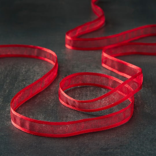 3/8'' x 5yd. Sheer Satin Ribbon by Celebrate It